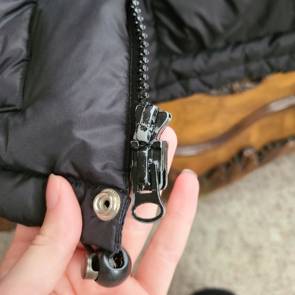 Outdoor Spirit Black Duck Down Feather Filled Massive Puffer Coat/Jacket Size L - Picture 10 of 13